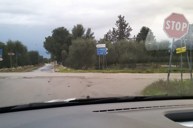 allagamenti per la forte pioggia nelle campagne di Andria