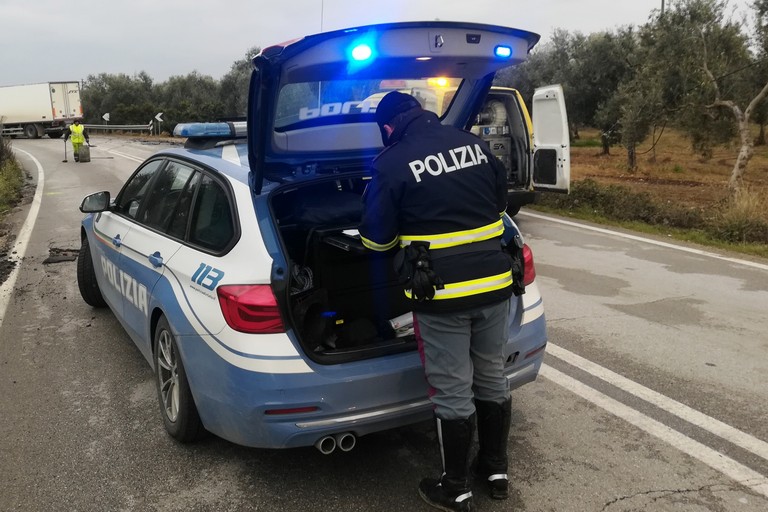 Polizia Stradale. <span>Foto Vincenzo Cassano</span>