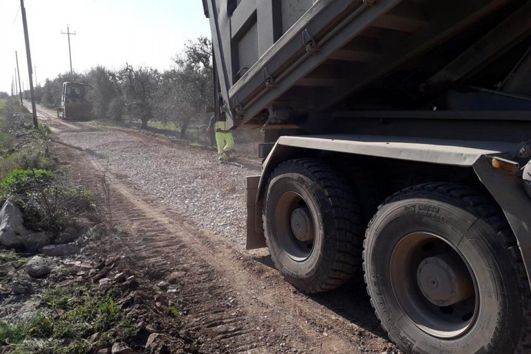 Sistemata la viabilità della strada vicinale