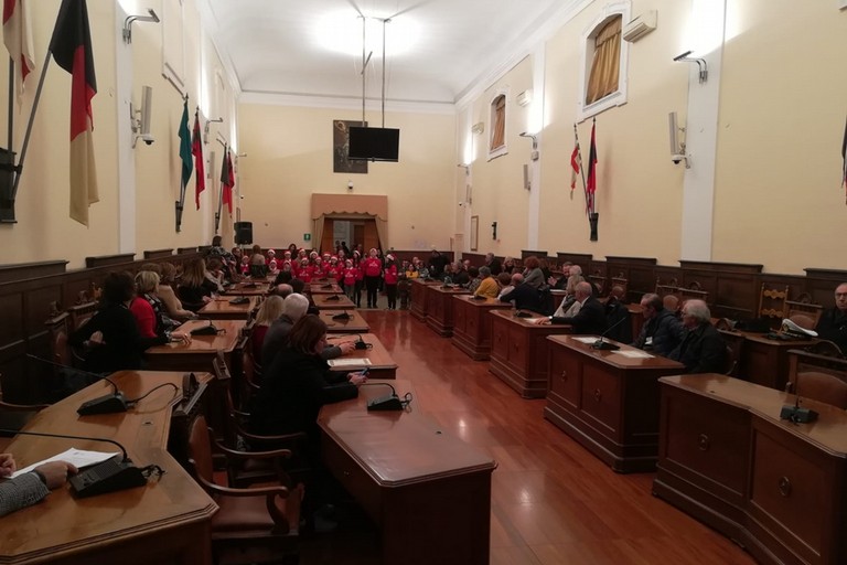 sala consiliare auguri di fine anno