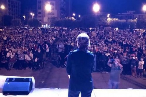 Comizio di Giovanna Bruno
