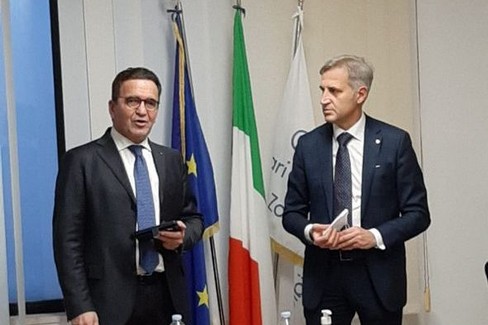 da sx Riccardo Cassetta con Sergio Fontana