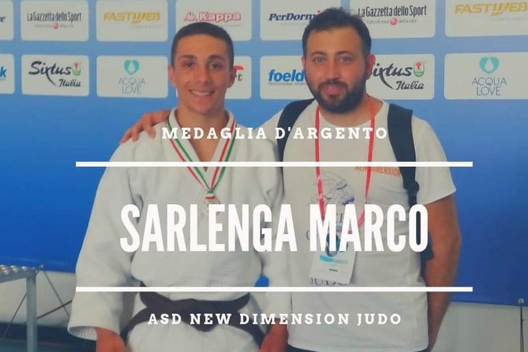 L'atleta andriese Mario Sarlenga