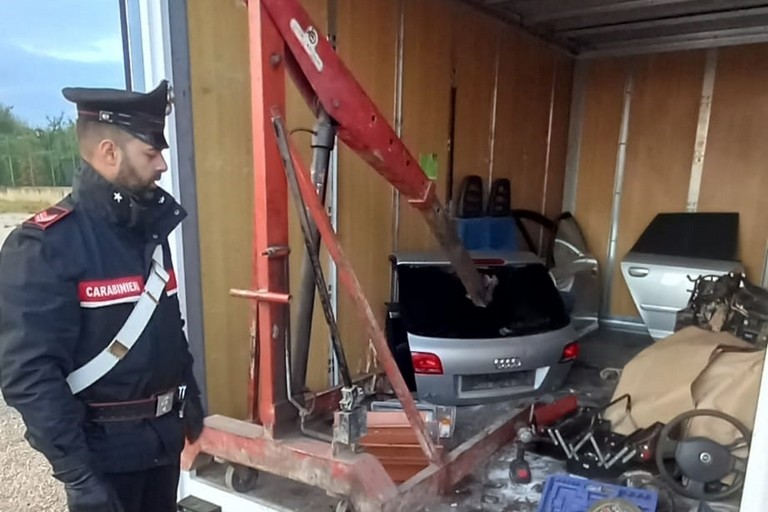 Pezzi di auto rubate