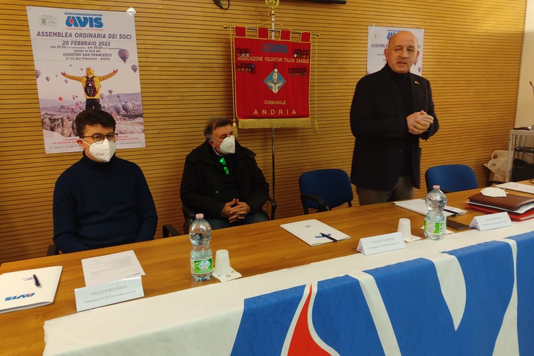 Assemblea ordinaria dell'Avis di Andria. <span>Foto Antonio D'Oria</span>