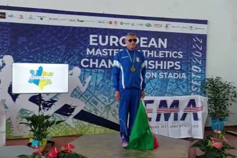Primo posto per Antonio Lopetuso ai Campionati Europei Master di Grosseto. FOTO DI REPERTORIO