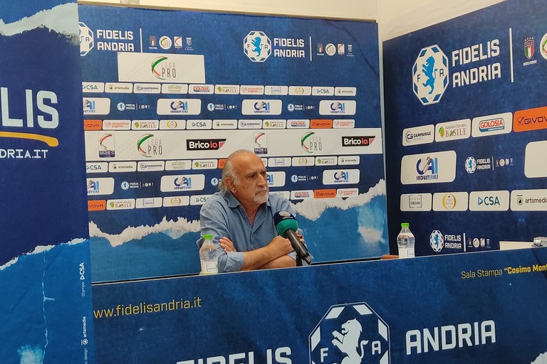 Aldo Roselli, presidente Fidelis Andria. <span>Foto Antonio D'Oria</span>