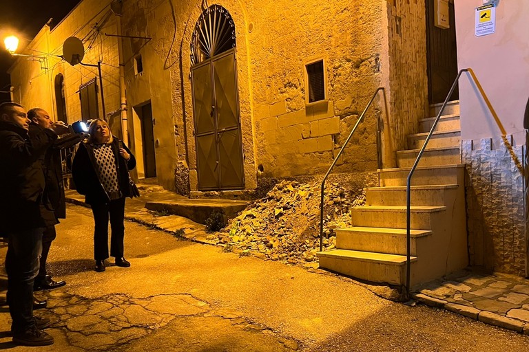 Crollo solaio a Canosa di Puglia