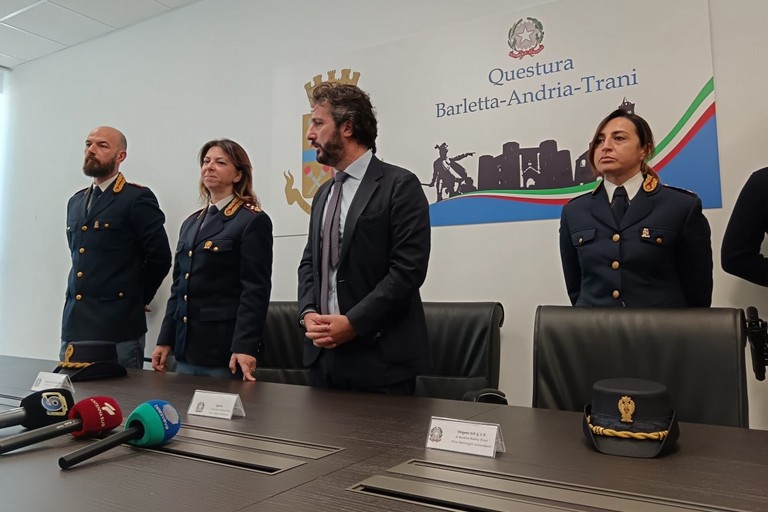Conferenza stampa in Questura