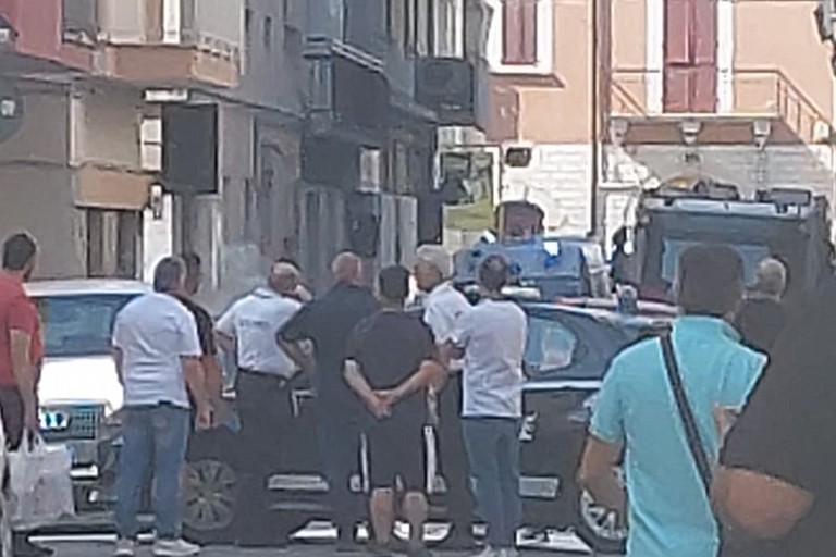 Incendio in via XX settembre