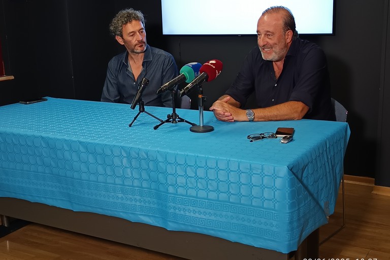 Il presidente Luca Vallarella con il Direttore Generale, Vincenzo Pastore. <span>Foto Antonio D'Oria</span>