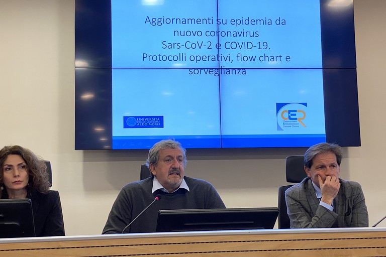 Riunione coronavirus presso Regione Puglia