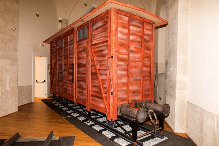 Il treno della vergona. <span>Foto Aldo Tavano</span>