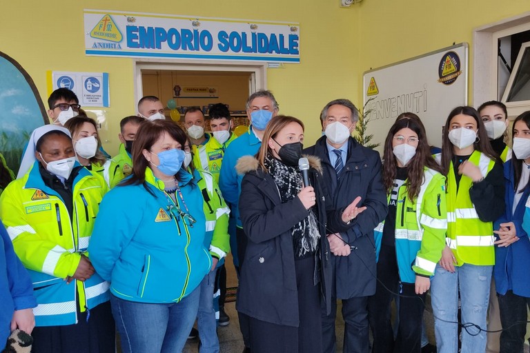Inaugurazione emporio solidale. <span>Foto Antonio D'Oria</span>