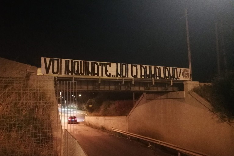 Manifestazione di protesta di CasaPound ad Andria