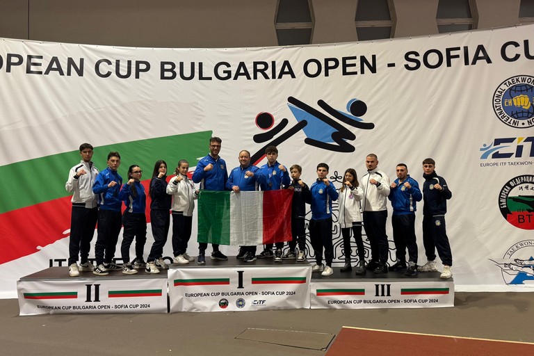 Taekwondo a Sofia 5 medaglie per gli atleti della Bat