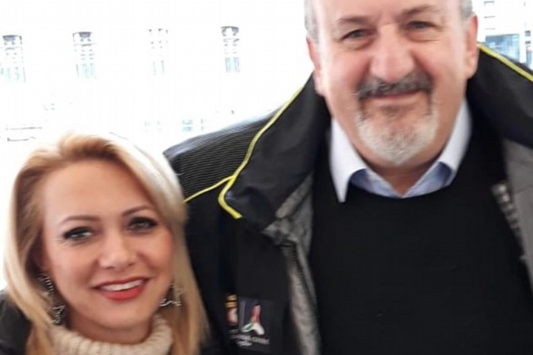Laura Di Pilato e Michele Emiliano