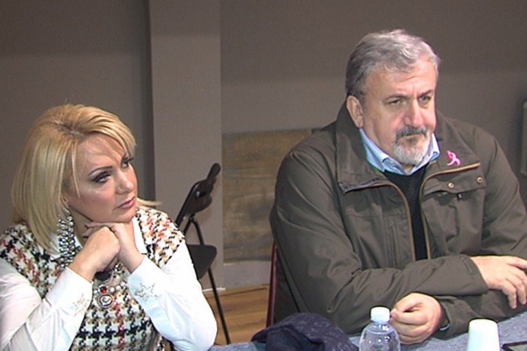 Laura Di Pilato e Michele Emiliano