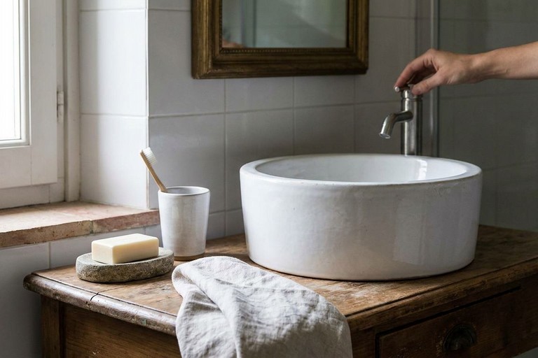 Lavabo bagno da appoggio