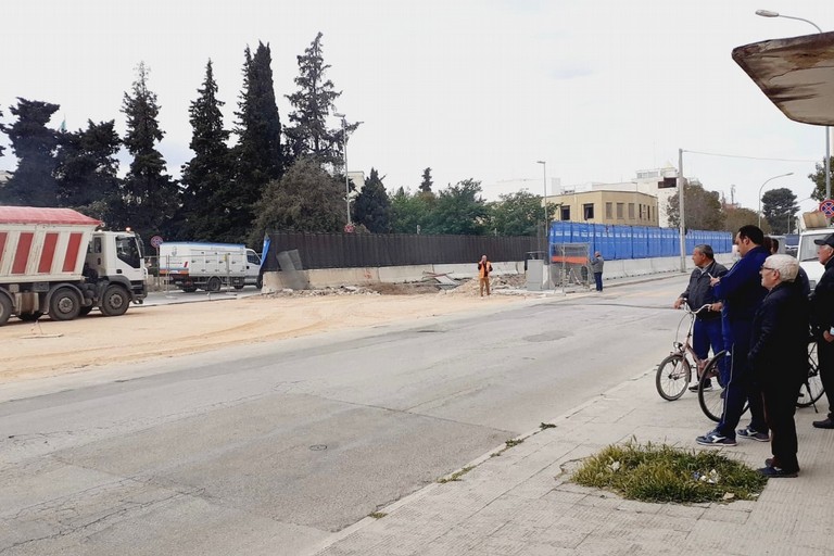 lavori di interramento ferroviario