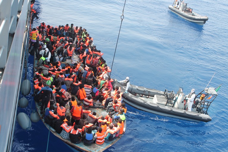 Sbarchi immigrati
