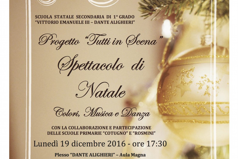 Spettacolo Dante Alighieri