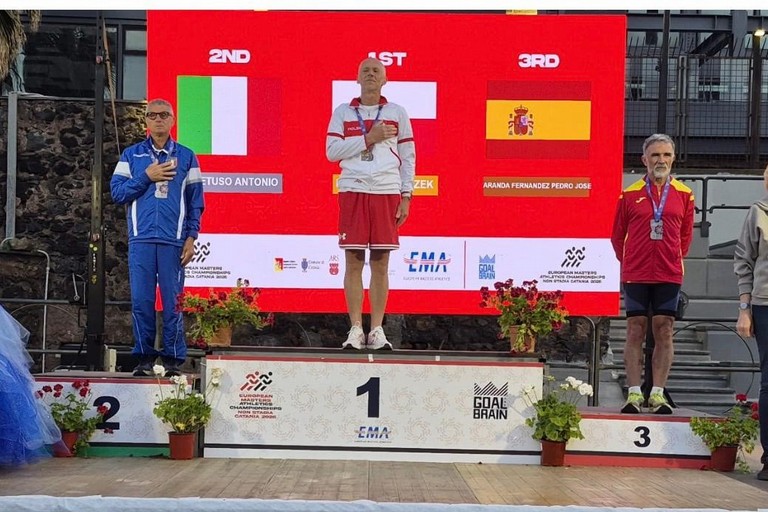 Antonio Lopetuso, atleta andriese che brilla agli Europei Master di Catania