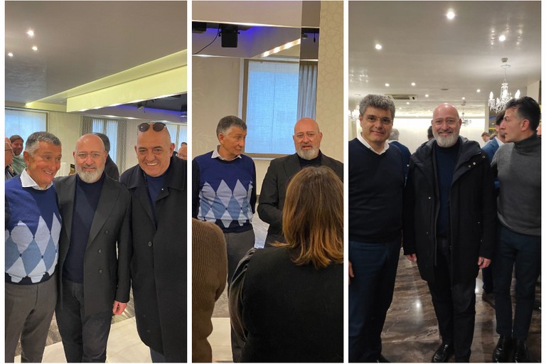 Delegati della Bat con Stefano Bonaccini