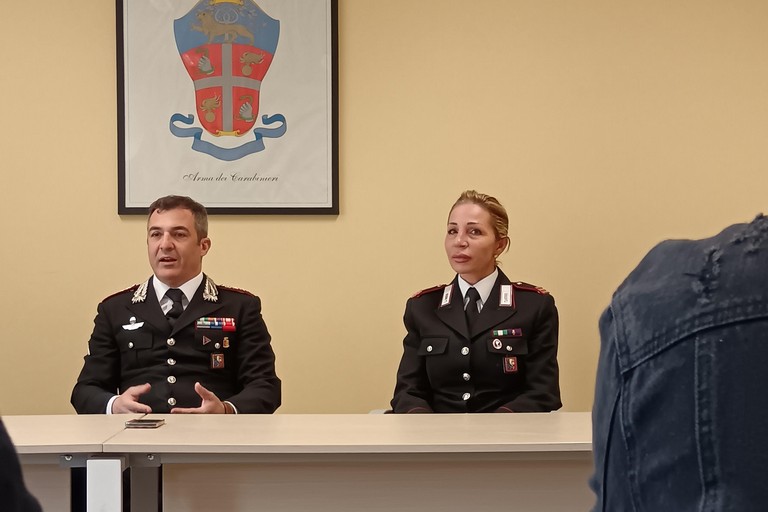 Il Colonnello Galasso con il Maresciallo Vernice