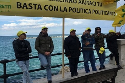protesta dei giovani agricoltori