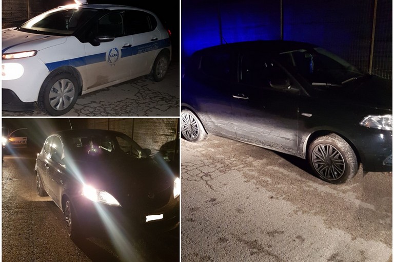 auto rubata recuperata