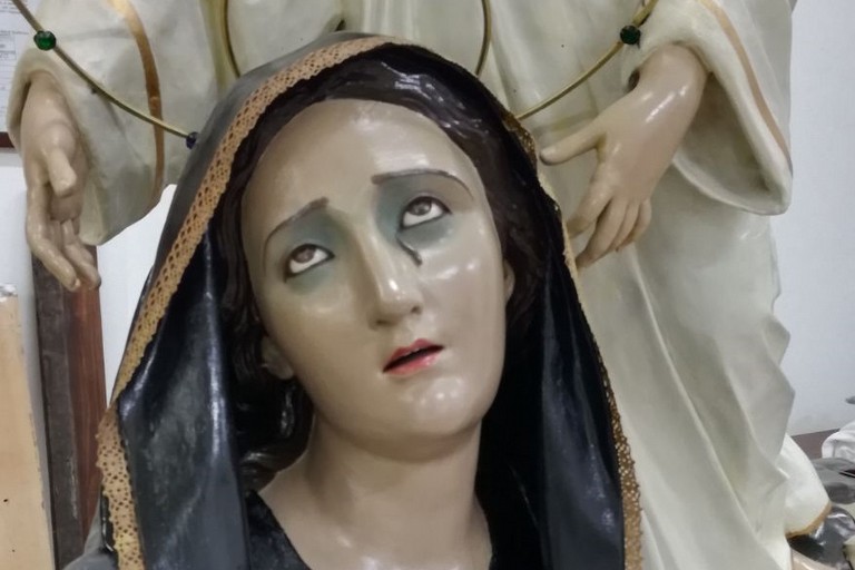 Madonna Desolata prima del restauro