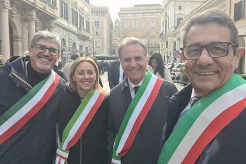 Sindaco Bruno alla manifestazione della Capitale