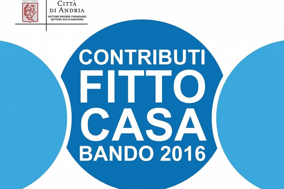 Manifesto fitto casa Bando