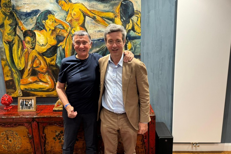 Lorenzo Marchio Rossi con Andrea Orlando
