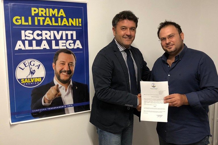 Giuseppe Massaro (a sx) con Antonio Campana