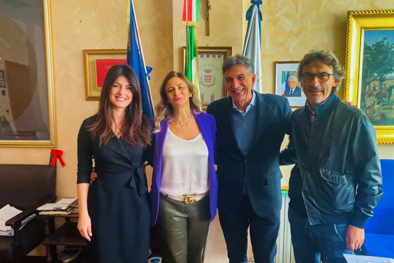 L'on. Matera con il Sindaco Cannito di Barletta