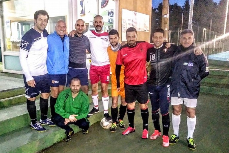 squadra di calcio a 7 della Asl/Bt