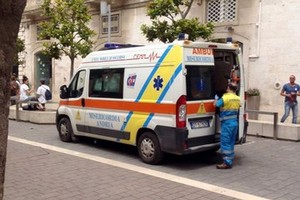 Intervento Ambulanza viale Crispi