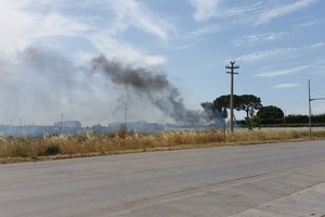 Incendio via Trani Andria