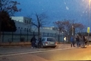 Incidente in via Padre Leone Dehon: 25enne in codice rosso