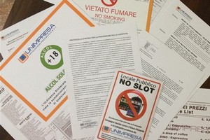 Cartelli unimpresa BAT per esercizi commerciali