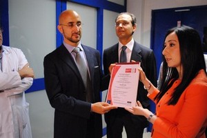Consegna certificazione Cardiologia Ospedale Bonomo Andria