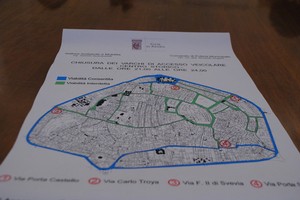Chiusura traffico veicolare centro storico