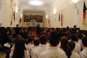 Scambio di auguri in Comune