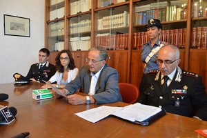Procura di Trani conferenza stampa sequestro patrimonio