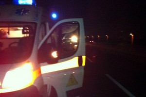 Ambulanza incidente SS 16