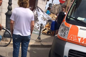 Malore per strada Andria