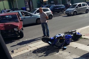 Incidente auto moto viale Virgilio Andria