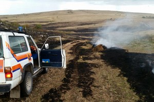 Incendio Castel del Monte intervento Misericordia